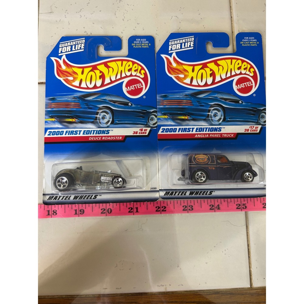 Hot‎ Wheels 2000 First Editions Deuce Roadster & Anglia Panel Truck